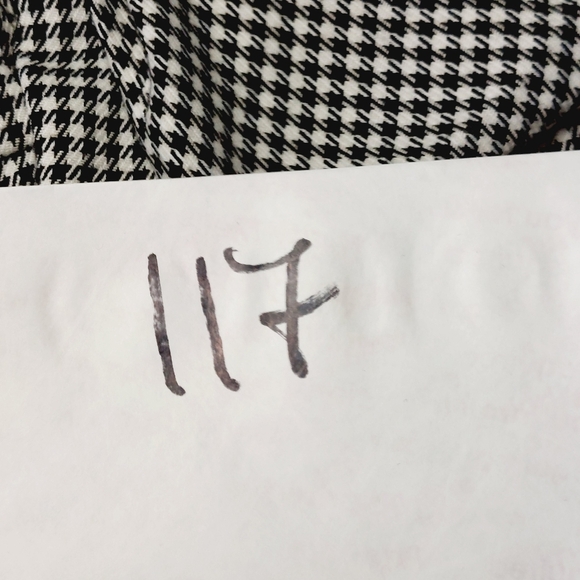 Do+Be Houndstooth Knot Front Faux wrap Mini Dress P117 - Picture 8 of 8